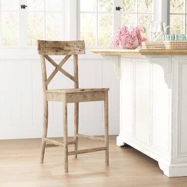 Sand Stable Eugley Solid Wood Stool Reviews Wayfair